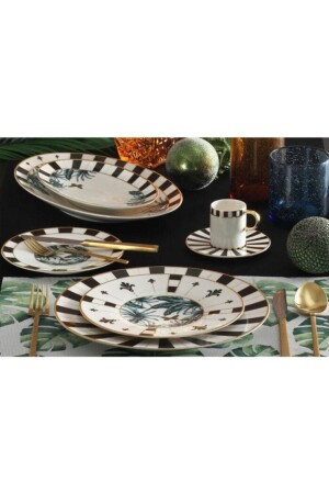 Palms 19 Piece Treats & Coffee Set for 6 Persons 04alm005617 - Porland