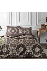 Pamuk Saten Çift Kişilik Nevresim Takımı Loren Lastiksiz 200 Cm X 220 Cm TYC00550167470 - Taç