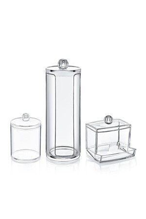 Pamukluk Makyaj Organizeri 3'lü Set Ft-011 Fma00182 9003134 - Box Up