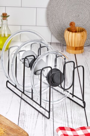Pan And Lid Organizer Black Vg-303s -m3 BRL-19163 - vipgross