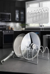 Pan and Pot Lid Organizer SC-0030 - Stile Cucina