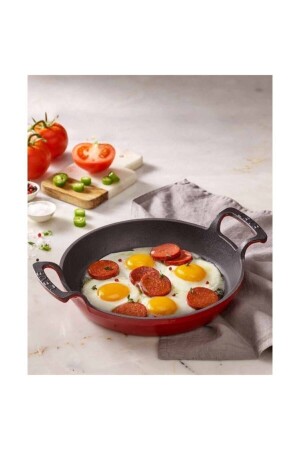 Pan Cast Iron Saucepan with Metal Handle 20cm. grill Barbecue Taste 788Qserial 1823669875 - Lava