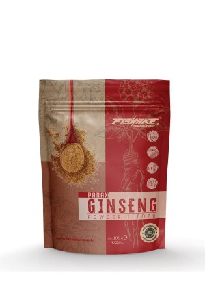 Panax Ginseng Powder Extract 100% Pure Plant Root Multivitamin and Mineral 100 Gr - Fishake