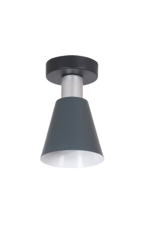 Pancu Modern Design Cafe Kitchen Hall Living Room Low Ceiling Anthracite Color Metal Single Chandelier PNC32 - Fer Avize