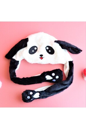Panda Designed Plush Hat with Movable Rabbit Ears and Lights Playmate PANDASHAPPY - ironishop