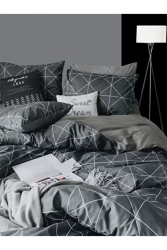 Pandora Lastikli Çarşaflı Nevresim Takımı Çift Kişilik 200*220-gri M074939 - Mulberry