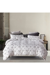 Pandora Weißes Bettbezug-Set für Doppelbett – 200 x 220 N426 - Mulberry