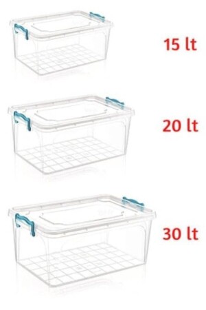 Pantry Box Storage Container 15'lt 20'lt 30'lt Storage Container 15'lt+ 20'Lt + 30'lt - YEDİKARE