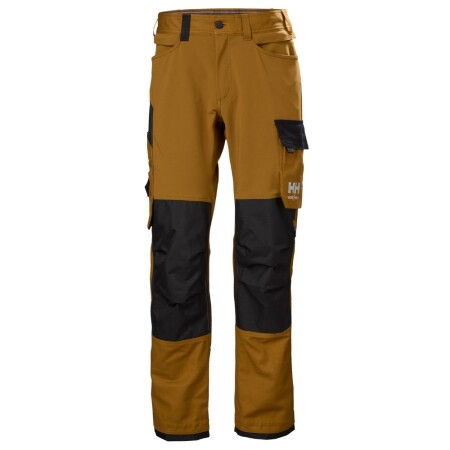 Pants HELLY HANSEN Oxford 4X CNCT Pant, brown - Helly Hansen workwear