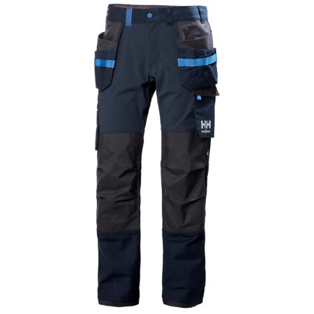 Pants HELLY HANSEN Oxford 4X Cons Pant, black/blue - Helly Hansen workwear