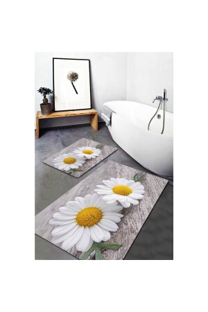 Teppich-Set mit Papatya-Muster (60 x 100/40 x 60) – Papatya CP-PAPATYA - CAPPİO HALI