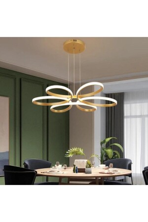 Papatya Modern Yatak Odası - Salon - Mutfak Eskitme Renk Gün Işığı Ve Beyaz Led Sarkıt Avize PPT1 - Fer Avize