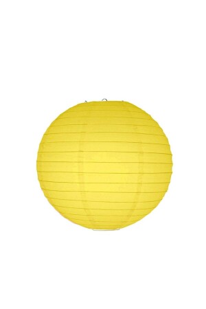 Paper Decorative Lantern Yellow 20 Cm Kf-032 - Sr - Adana Pasta Malzemeleri