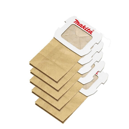 Paper dust bags for MAKITA vacuum cleaners BO4555, 4556, 4565, 5031 (5 pcs.) - Makita Accessories
