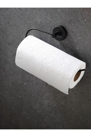 Paper Towel Holder Open Solo Paper Holder Black S-113 - Sas Haus