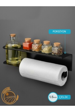 Paper Towel Holder with Cracker Shelf and Spray Hopper - Atak İklimlendirme
