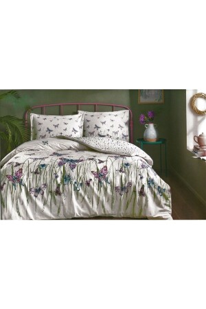Papilio White Double Duvet Cover Set papilia - Özdilek