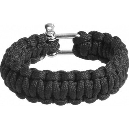 Paracord bileklik BCB, siyah - BCB International Ltd