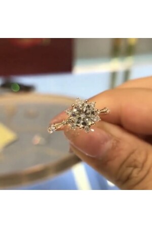 Paris Elsa Karlar Kraliçesi Tektaş Modeli 925 Ayar Gümüş - 925Kolye