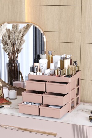 Paris Xl 6 Drawers Makeup Cosmetic Bath Facial Serum Desk Organizer Storage Box Organizer - Pufwin Home