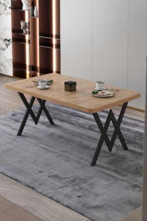 Parla Kitchen Dining Table W Metal Leg 70x110 Kitchen Dining Table - Cosargroup