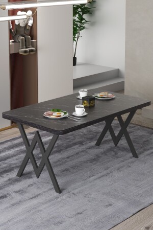 Parla Kitchen Dining Table W Metal Leg 70x110 Kitchen Dining Table - Cosargroup