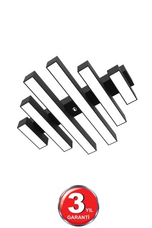 Parrilla (Black Case, White Light) LED Modern Plafonier Led Chandelier, Hall, Kitchen, Living Room Parrilla-Black - Hegza Lighting