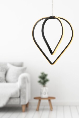 Pars 3 Color LED Chandelier Black BEG0085BEG01 - Begüsa