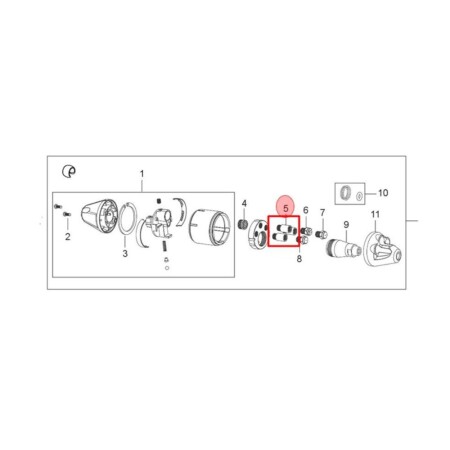 Part for multi-function washing head NILFISK - Nilfisk