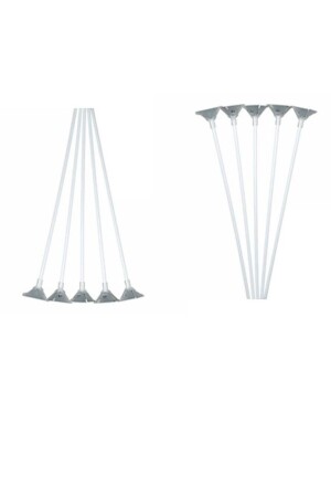 Partidolu Plastic Balloon Sticks 100 Pieces - Pandoli