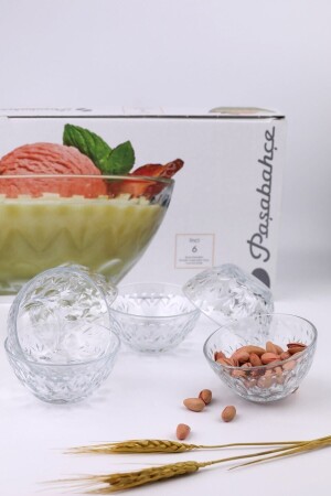 Paşabahce 53393 İnci Snack Bowl 6 Pieces - Paşabahçe