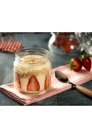 Paşabahçe 6-teiliges Magnolien-Glasgefäß, Magnolien-Puddingbehälter mit Metalldeckel, Magnolien-Glas-Pudding-Dessertschalen-Set - LİZYA BABY