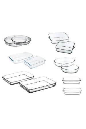 Paşabahçe Borcam Tablett-Set – 12-teilig. Borcam Mitgift-Set borcam024 - Emr züccaciye