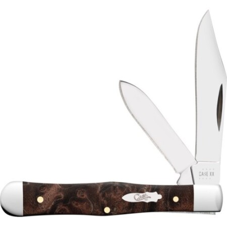 Paslanmaz Çelik Bıçak Kılıfı, Küçük Şişkin Merkezli Jak, Kahverengi - W.R. Case & Sons Cutlery Co.
