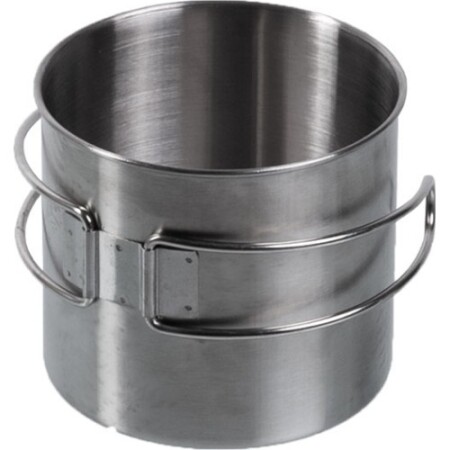 PASLANMAZ ÇELİK KUPA 600 ML (TEL SAPLI) - MIL-TEC