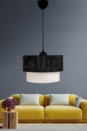 Pasta Single Pendant Lamp Chandelier Black E195 ES-PS09 - Eslight