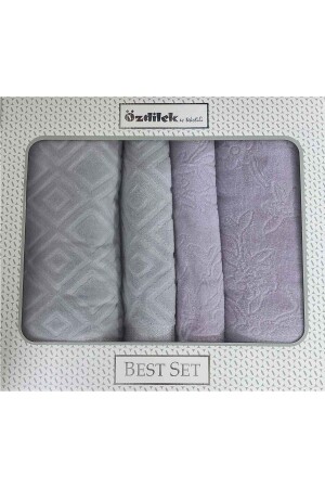 Pastoral Best Set (Badeset) Lila-Grau EVTHTKÖZDL00104 - Özdilek