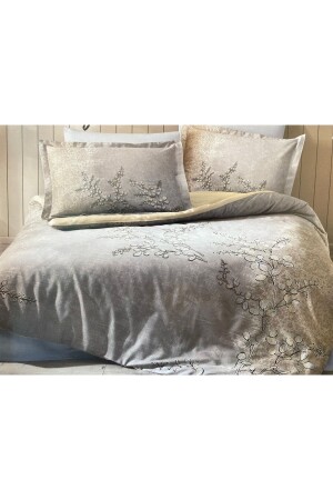 Pastorales Satin-Bettbezug-Set Briseazul - Özdilek