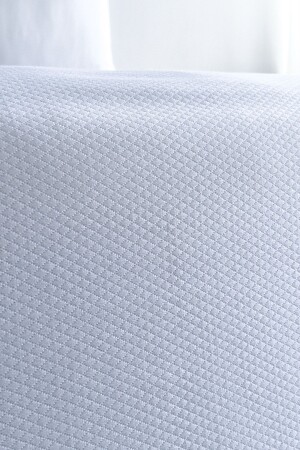 Patara Kapitone Otel Pikesi Çift Kişilik Beyaz Çift K. Pike - Fabric Box