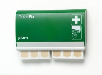 Patch holder + 90 patches PLUM QuickFix Textile - Plum
