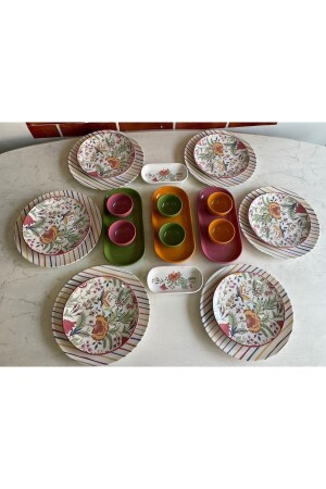 Pateh 23 Piece Breakfast Set AA01527 - Keramika