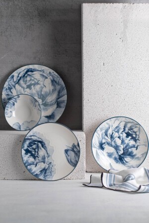 Patel 24 Piece Porcelain Dinnerware Set for 6 People PTLPIN24YST - ChiChi HOME