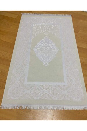 Patterned Fringed Gift Bundle Taffeta Pink Prayer Rug - Ayhanhome