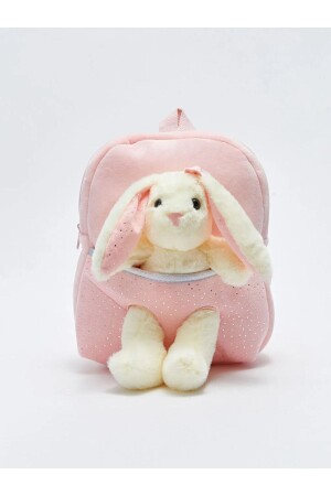 Patterned Girl's Backpack with Plush Toys - Lc Waikiki