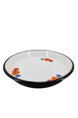 Patterned Tray Enamel High Rim Tray Oven Tray 37cm TYC00569269124 - qussine