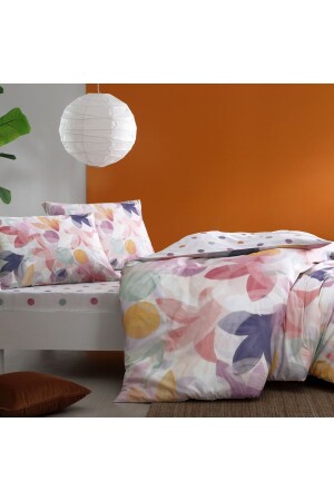 Paulo Ranforce Single Duvet Cover Set Orange 000001000042474002 - Taç