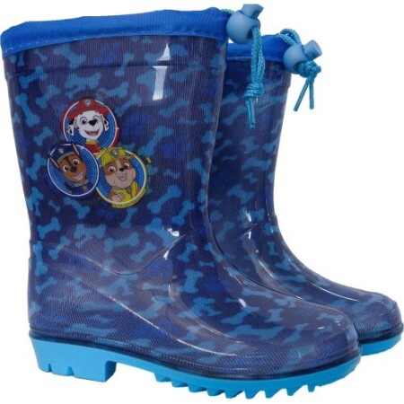 Paw Patrol Blue Satin Rubber Boots for Kids - Setino