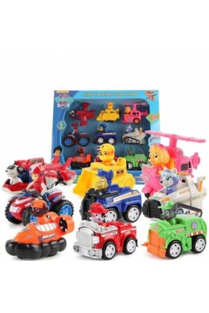 Paw Patrol Set with 9 Vehicles and 9 Figures Paw Patrol Set with 9 Vehicles and 9 Figures - Tek Favorim