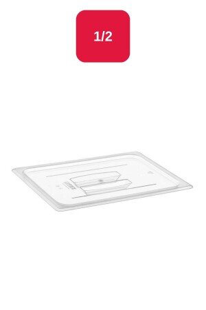 Pc Gastronom 1-2 Kapak Küvet Dikdörtgen Kapağı Şeffaf - Bo156 BO156 - Bora Plastik