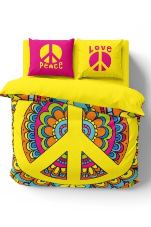 Peace Double Duvet Cover Set HGN9057 - Helen George